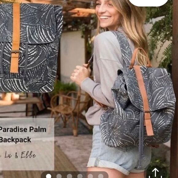 ‎Lu & Elle canvas backpack NWT - Picture 4 of 6
